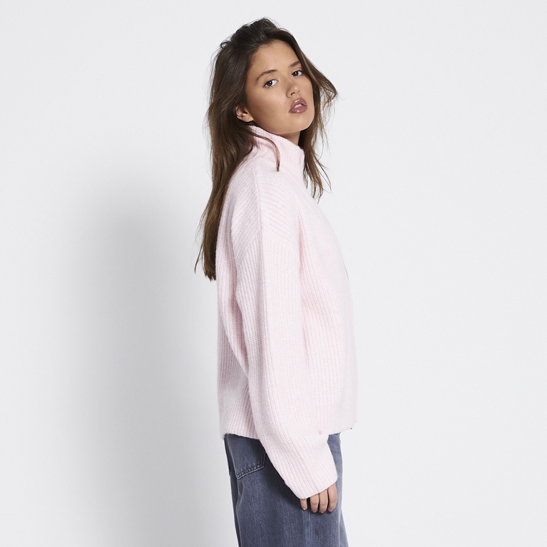 Zip knit cardigan "Zip Cardigan"